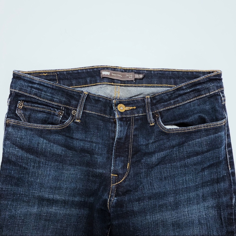 Levi’s Demi Curve Mid Rise Bootcut Jeans Sz 10